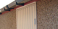 Personal Doors - Steel Vertical White (Click to View)