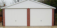 Garage 16ft wide with Brick / UPVC (Click to view)