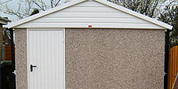 Shed 12ft Wide / UPVC / Steel Door (Click to view)